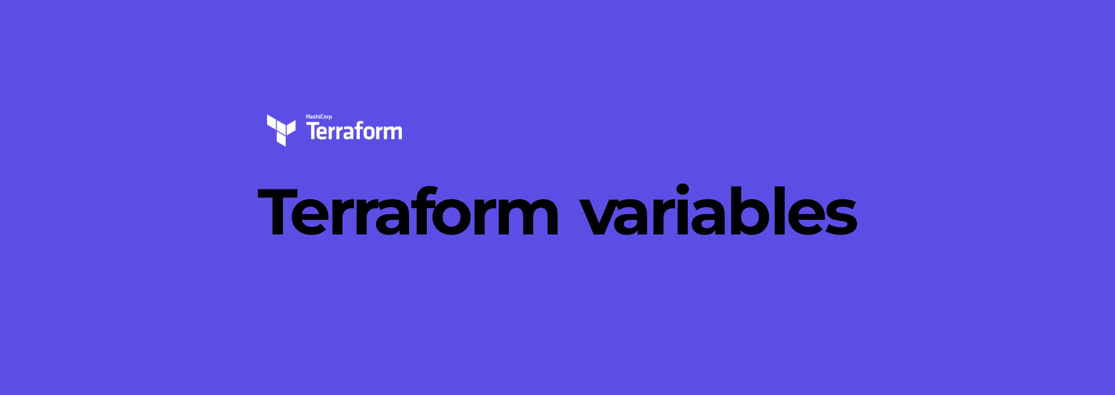 Terraform variables